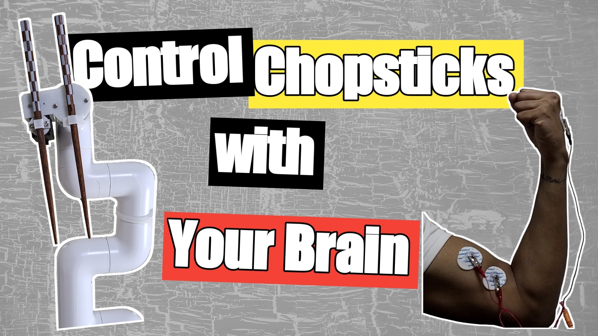 Control Chopsticks Gripper with Your Brain