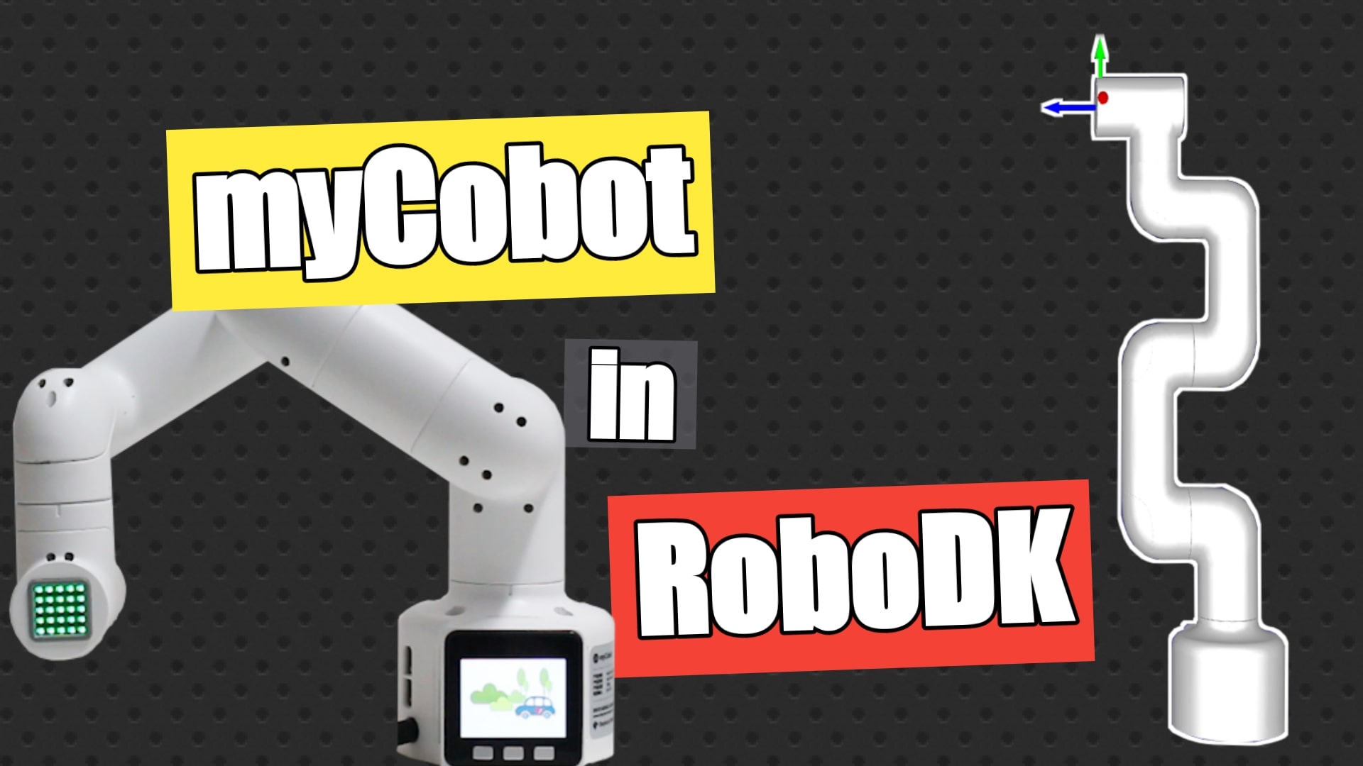 Model myCobot in RoboDK
